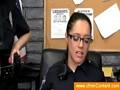 Female cops sucking two arrested guys