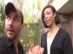 William deepthroating a french brunette