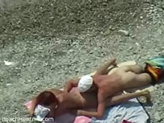 Beach cock sucking voyeur video