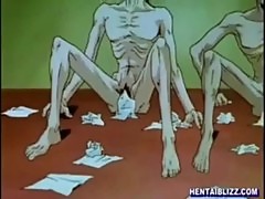 anime hentai toon cartoon slut gangbang
